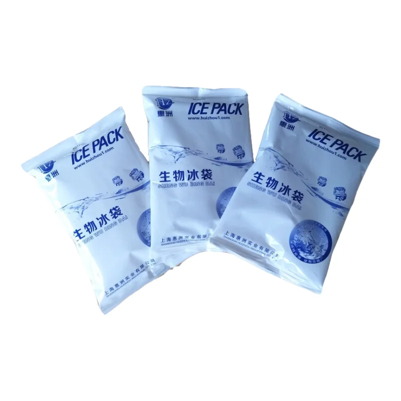  Cold Drink Chocolate Vaccine Shipping Freezer Ice Custom 100G/250G/500G Reusable Dry Pack Cooling Pad For Lunch