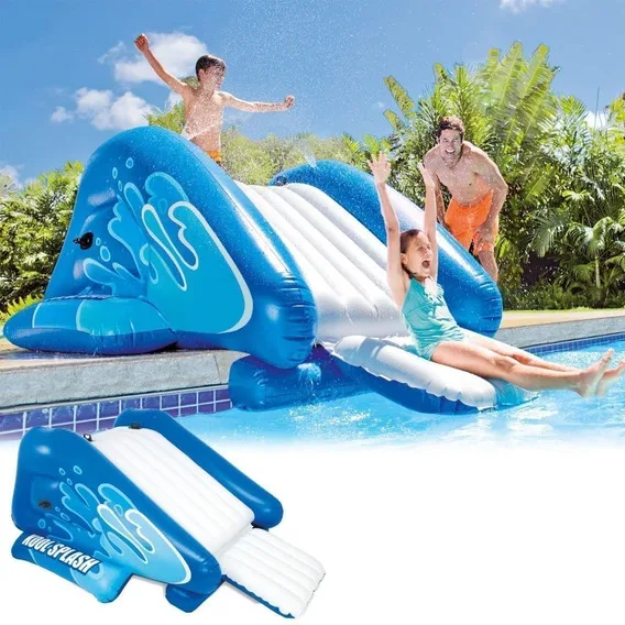 Free Shipping from US Warehouse Small Size Inflatable Water park Swimming Pool Slide for outdoor kids