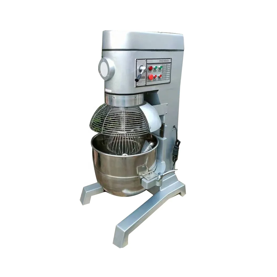 B80-b 80l Planetary Mixer 3 Speeds Multi-function Commercial High Quality Stainless Steel Dough Mixer