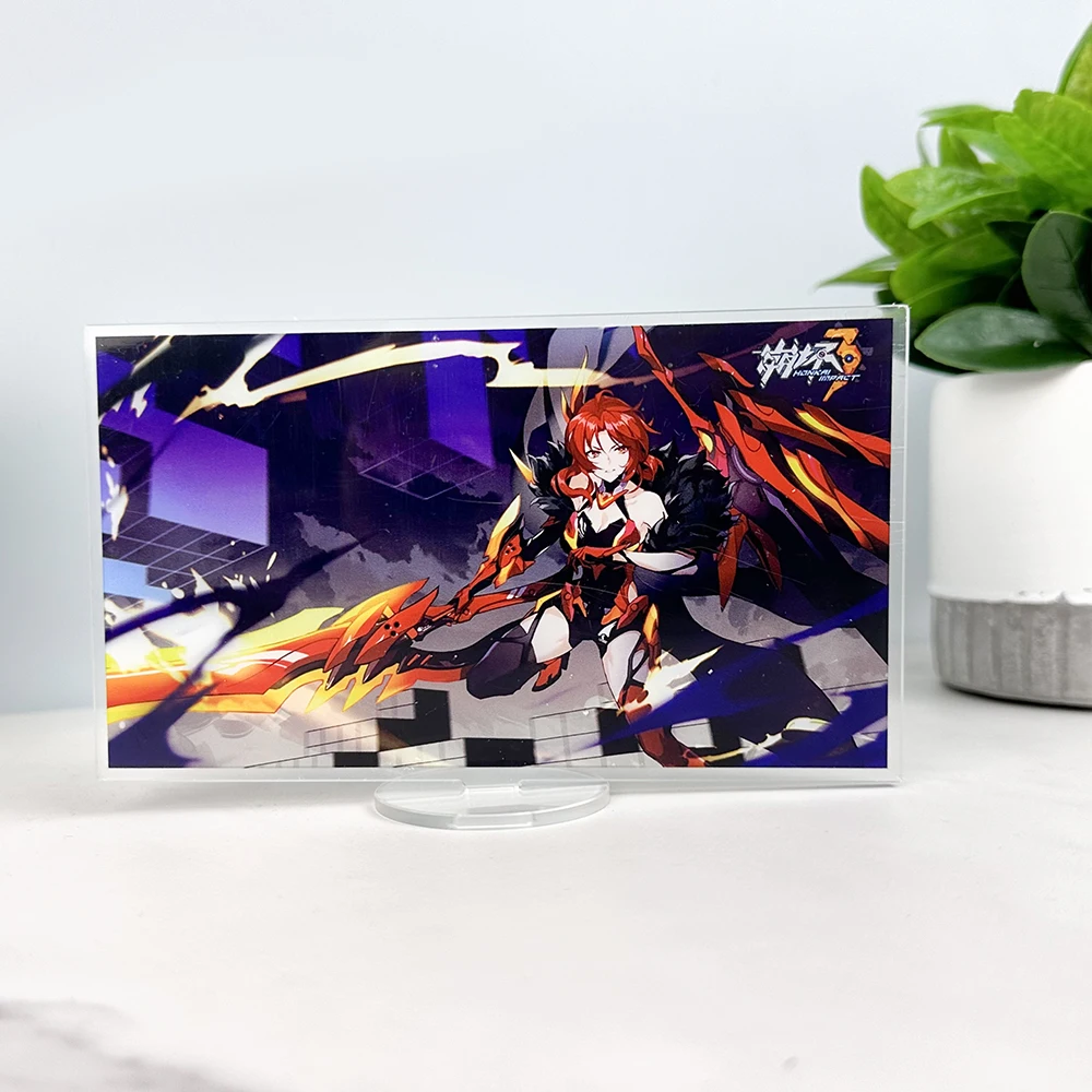Anime character acrylic station model board desktop decoration station logo key chain gift