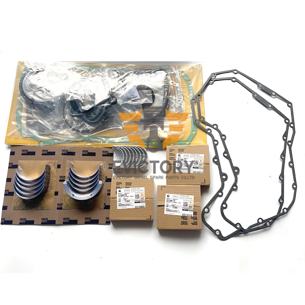 For CUMMINS 4BT rebuild overhaul kit with ring rod bearing set engine parts 3.9 12V VE P7100