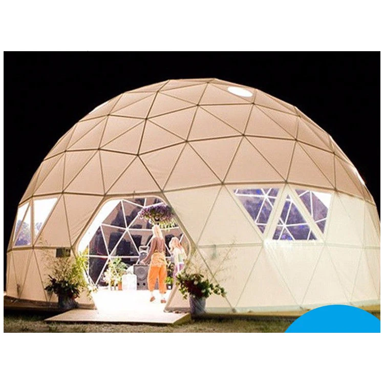 Фабрика Питания уникальный дизайн формы геодезический купол дом металлический каркас открытый партии Круглый купол палатки