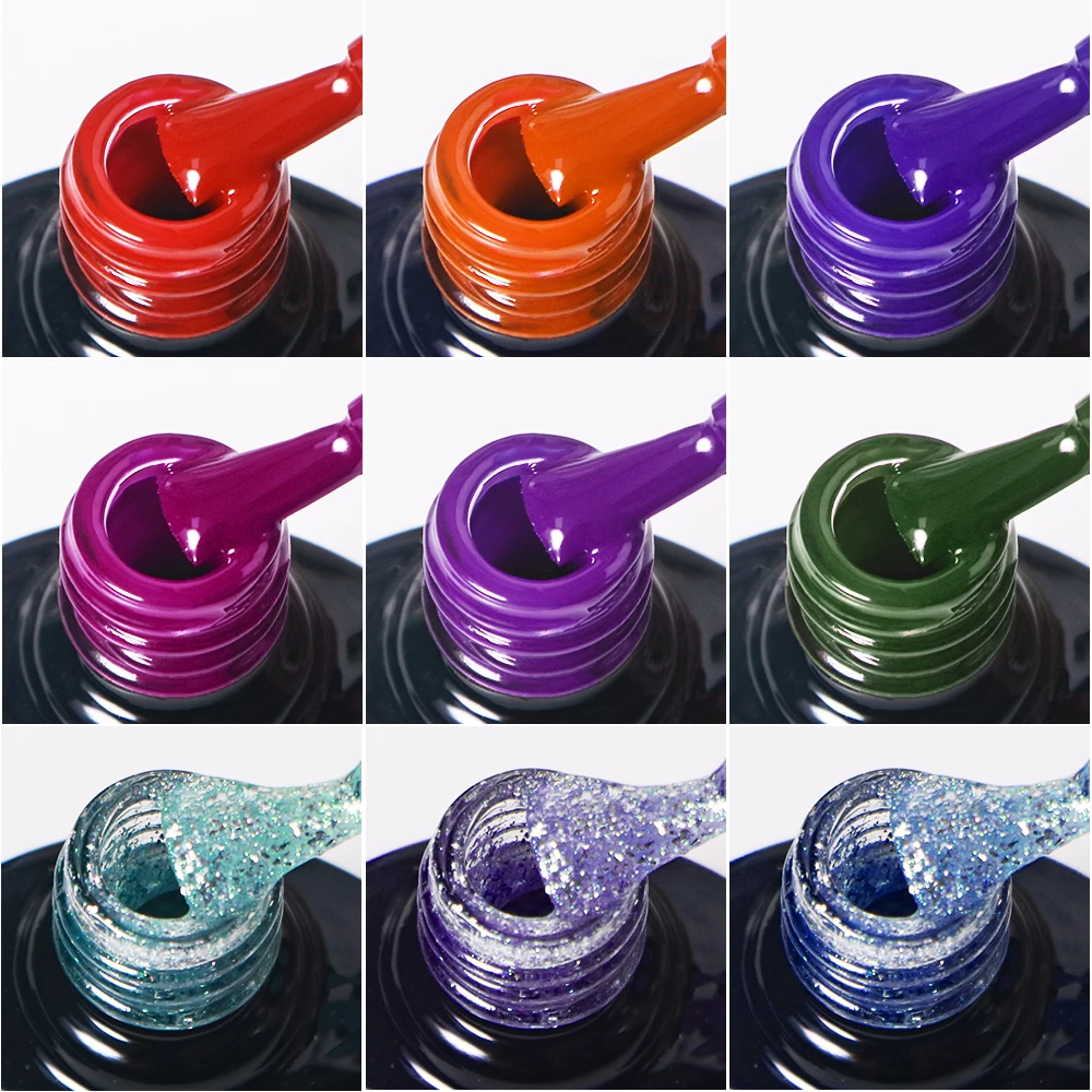 High Quality Factory Wholesale Nail Polish Gel 7.5 ml OEM Bottles ,Private Label 148 Colors Soak Off Led Nails Polish