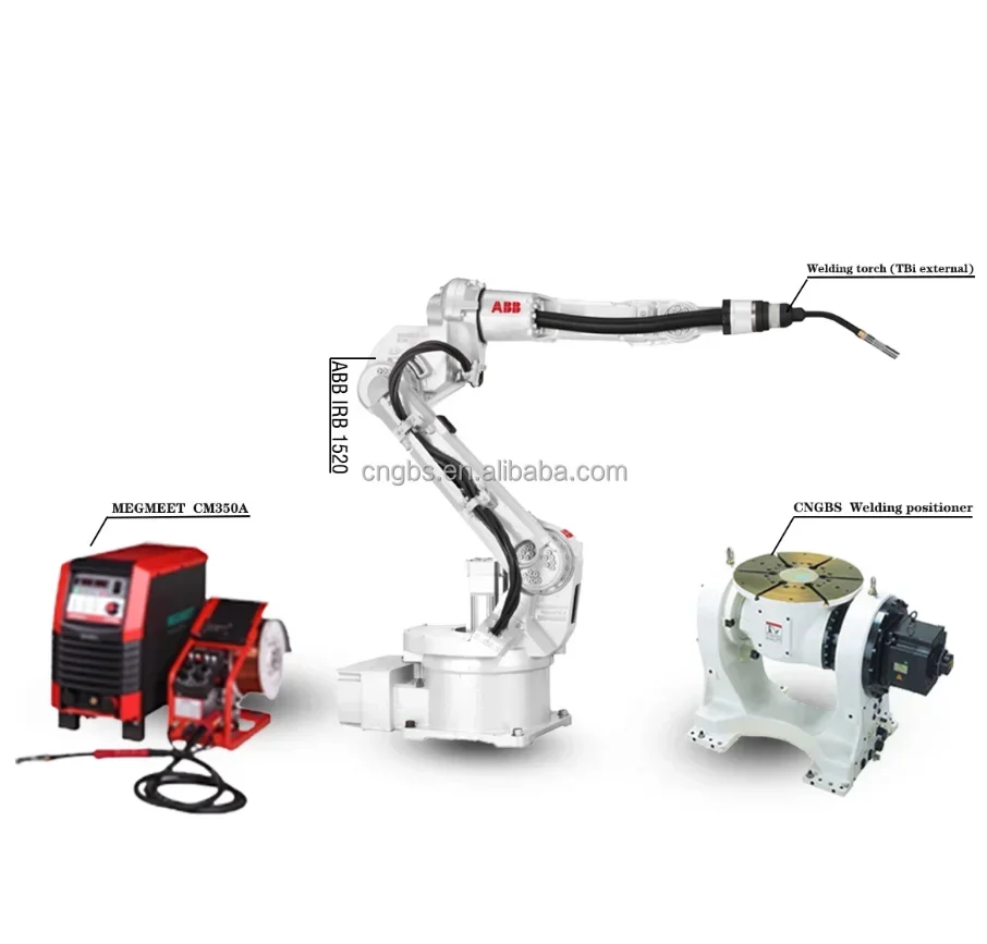 Роботизированная рука ABB IRB 1520ID с мегаментной сварочной нагрузкой полезная нагрузка 4 кг достигает 1500 мм 6-осевой Роботизированный робот для дуговой сварки