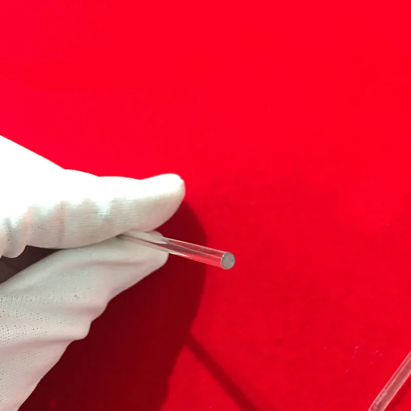  Лидер продаж Заводская поставка индивидуальный прозрачный гибкий стержень из сплавленного кварцевого стекла диаметром 5 мм для лабораторий