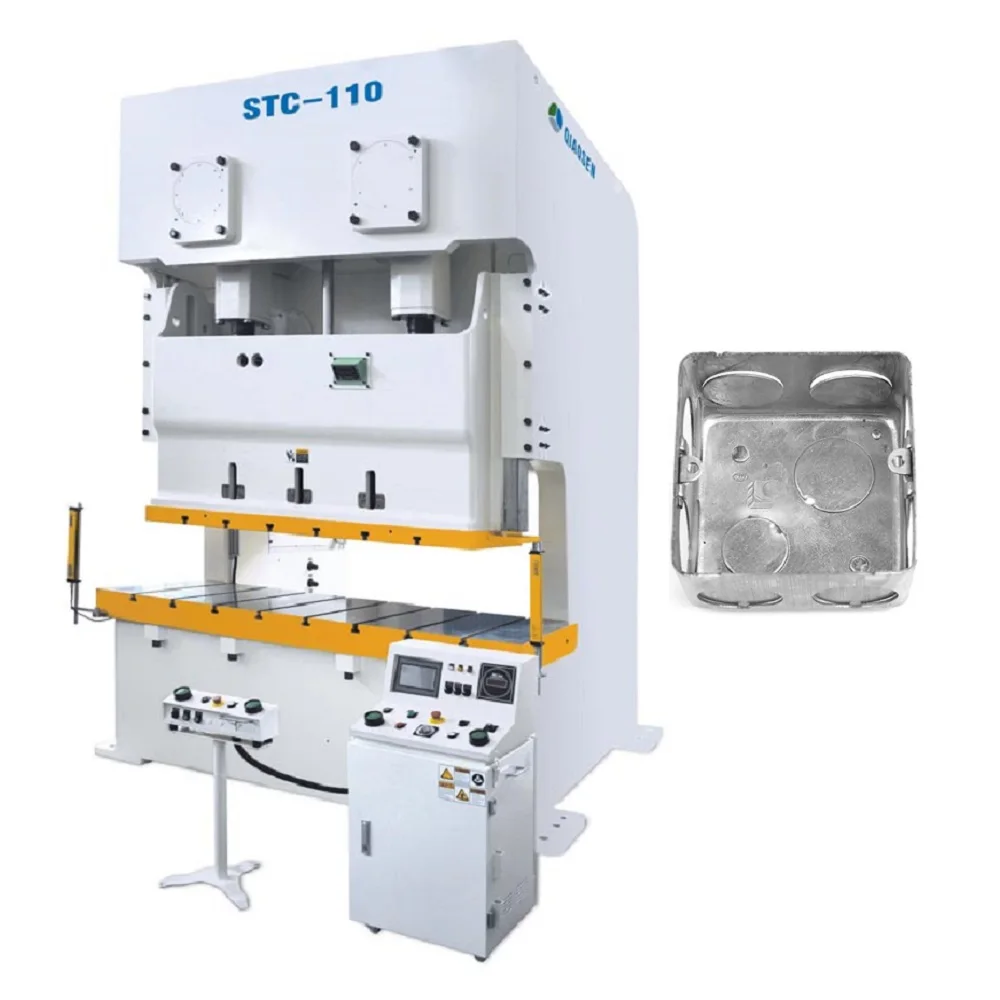 Electrical metal box 3*3 switch junction box making PNEUMATIC PUNCHING PRESS MACHINES metal stamping machine