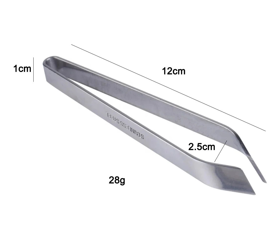 2pcs food safe Stainless Steel Fish Bone Tweezers set