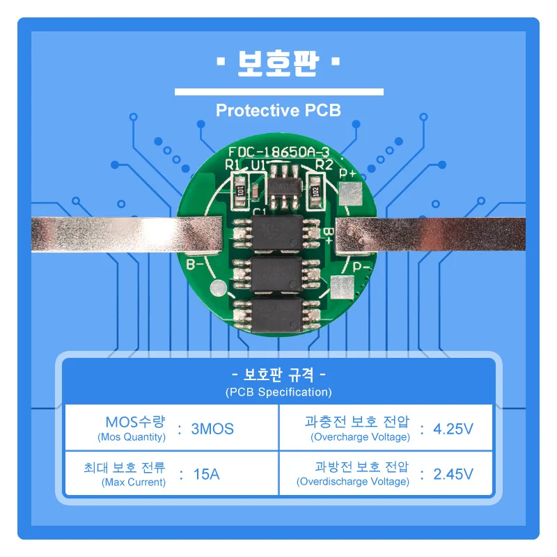 kc certificate 18650 battery 3.7v 2900mah 3C rechargeable lithium ion batteries for Korea