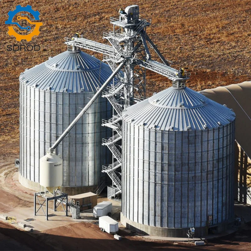 SDROD professiont customized pellet seed cereal storage 10ton 200 grain steel silo 100 ton grain silo price grain silo prices