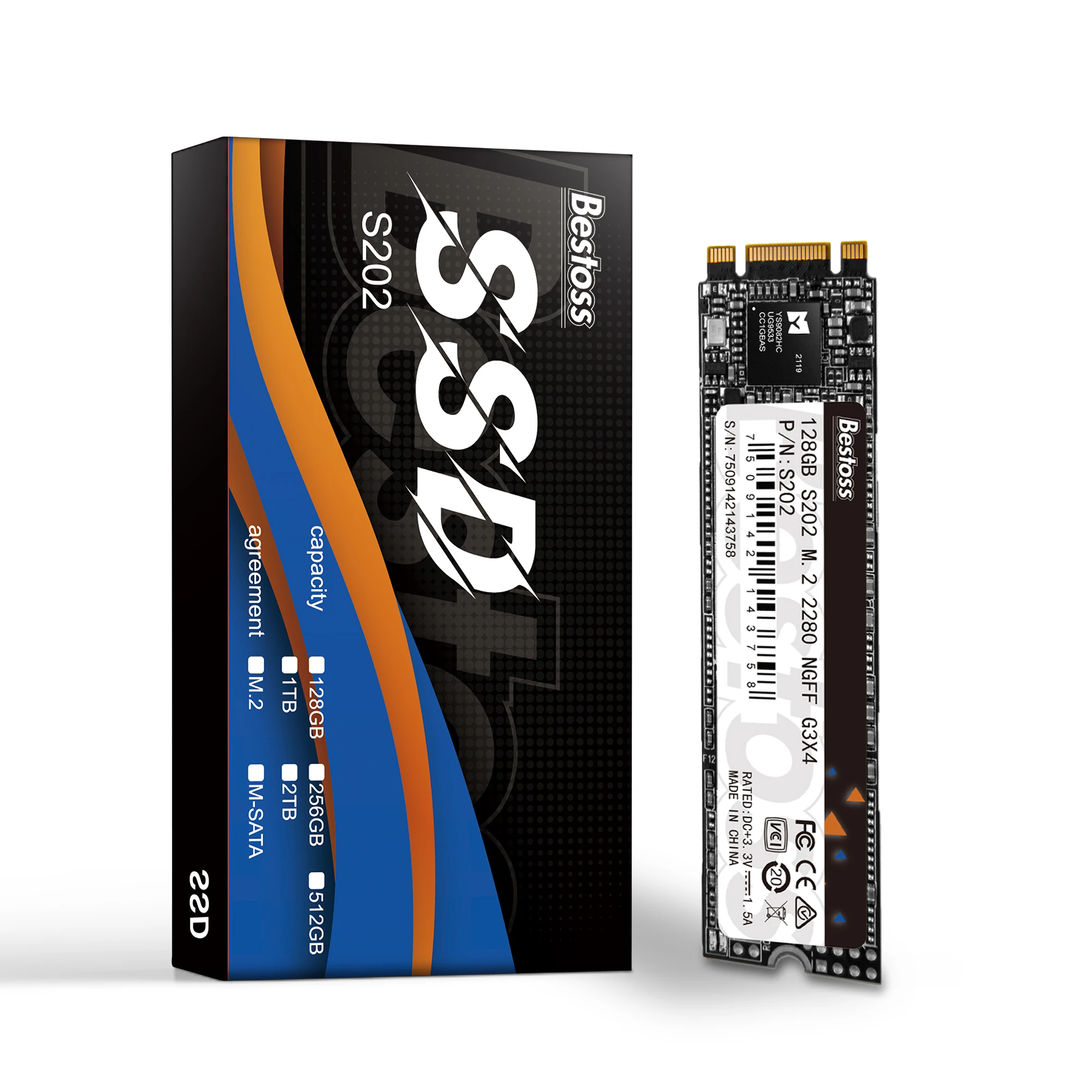 Заводская цена OEM Sata 3 жесткие диски SSD 2280 m.2 SSD 128 ГБ NGFF SATA 3,0 для ноутбука