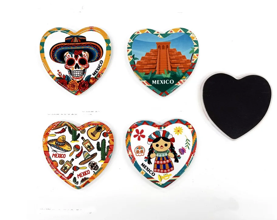 Mexico design fridge magnet Day of the DEAD CERAMIC MATERIAL