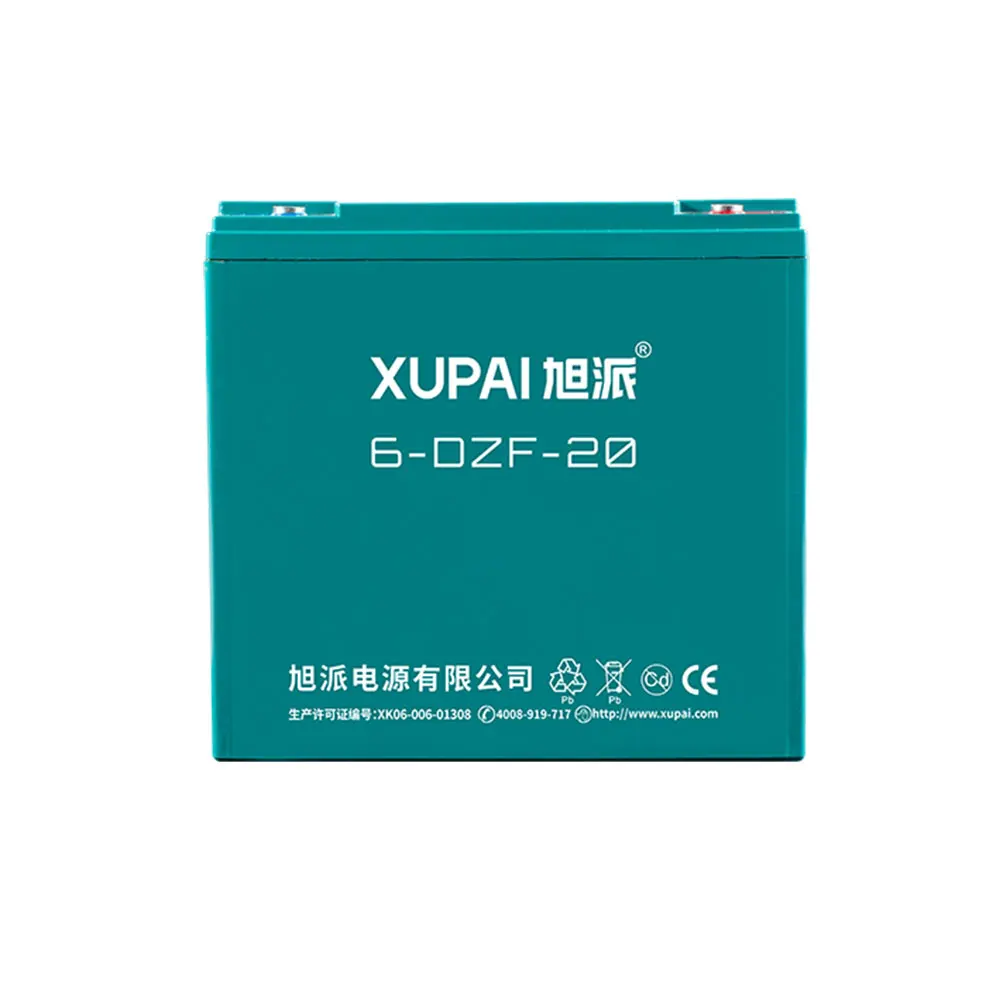 12V 20AH Lead Acid power battery 6-DZF-20 for e-scooter XUPAI brand