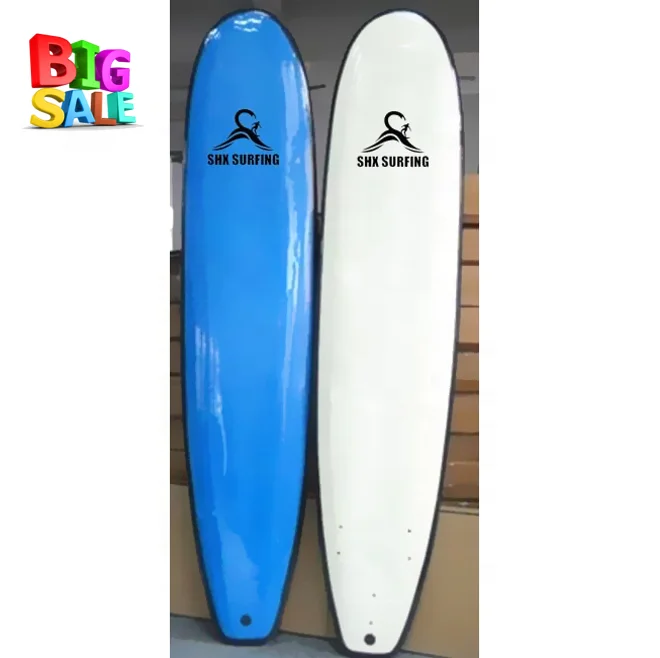 SHX High Abradability Waterproof Non Slip Textured 8 Foot Soft Top Surfboard