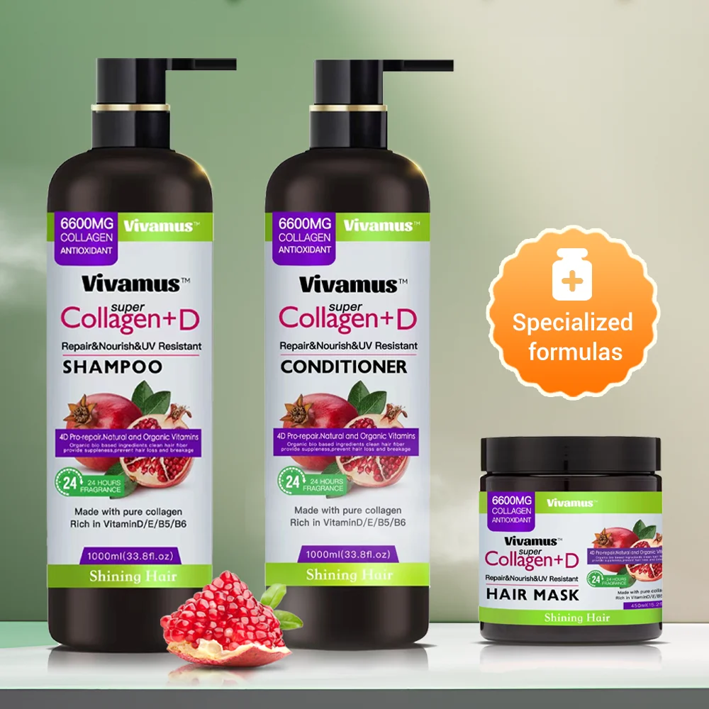Customized Logo Pomegranate Fruit Extract Nourishing  Hair Care
