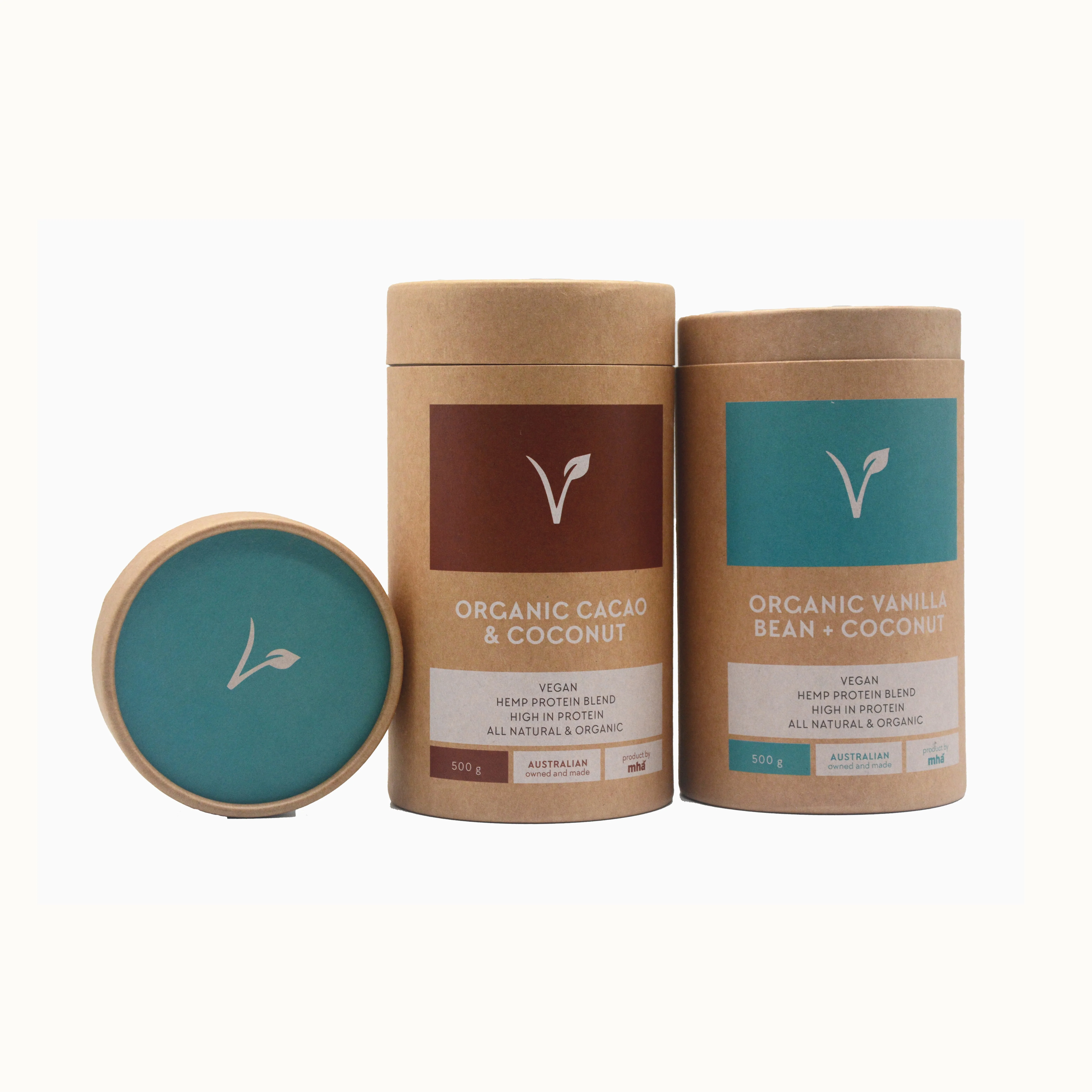 FDA-approved protein powder packaging eco-friendly stick pack Eco-friendly round paper tube for Coffee Bean Oats canister