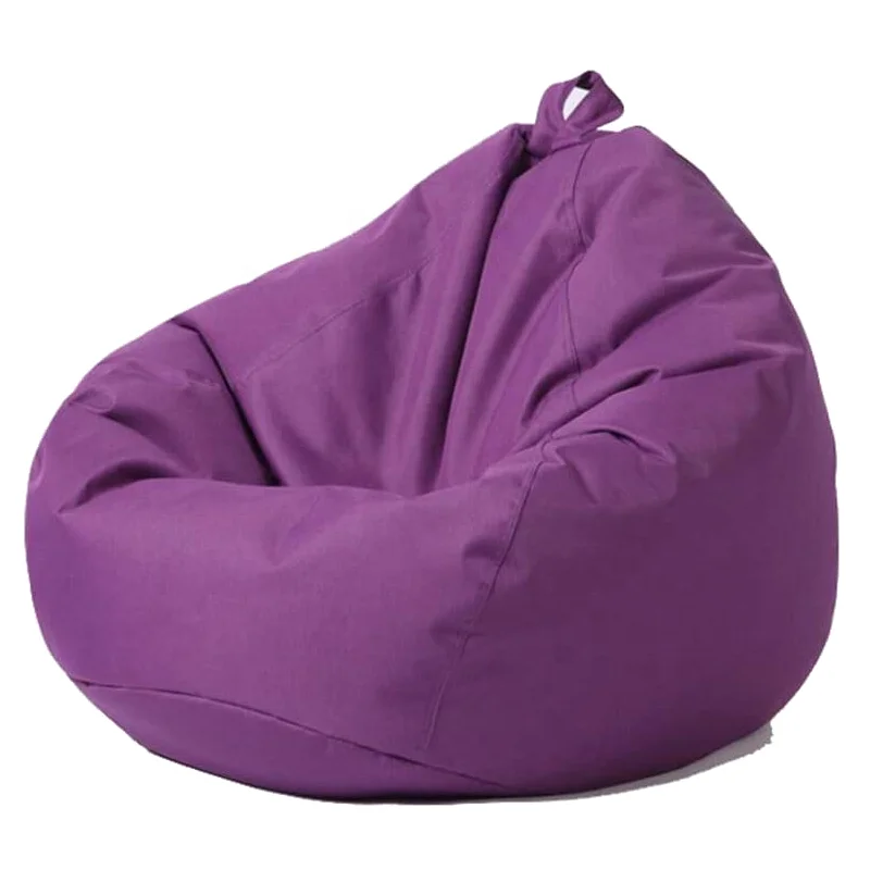 Outdoors Waterproof Multiple Colors Bean Bag Chair Cover Solid Color Sofa Covers Copri Divano Wholesale Summer Polyester Plain