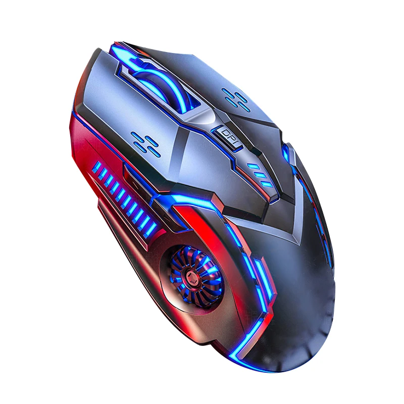 Wired seven-color breathing light gaming mechanical mouse for computer players
