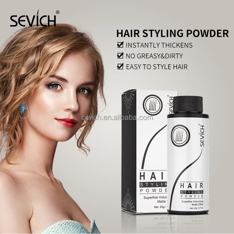 Sevich Hot Selling Hair Styling Powder Natural Volume Powder Matte Powder Hair Strong Holding Increases Hair Volume