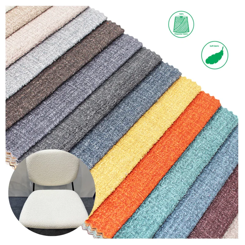 Recycled Factory Dyed 100% Polyester Sherpa Suede Fleece Faux Fur Fabric