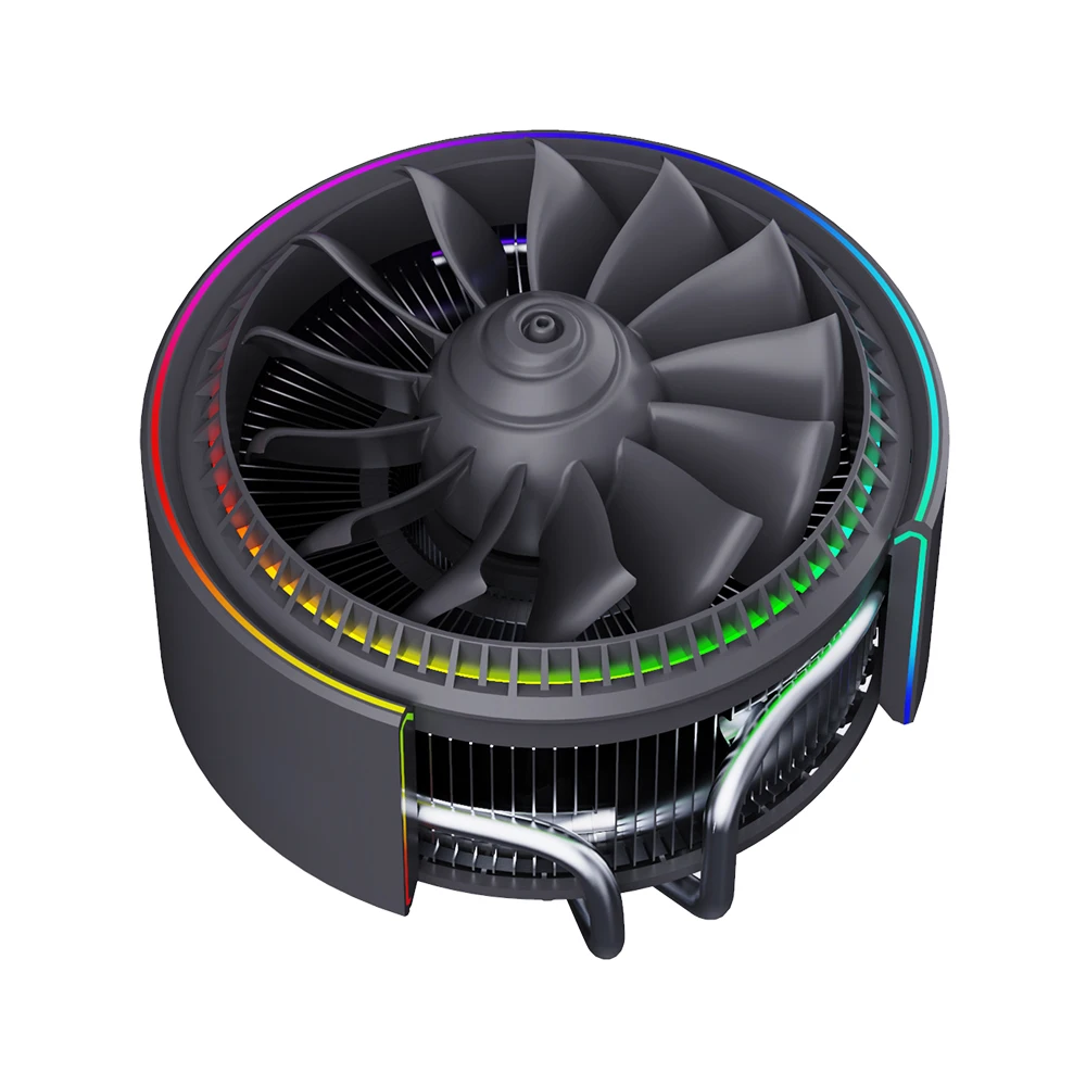 Top Selling Products 2023 Free Samples 120mm Computer Case LED Fan RGB Cooling CPU Cooler For PC
