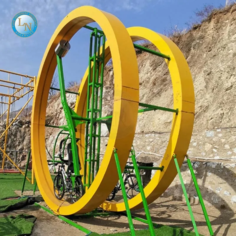 Электрический вращающийся велосипед без питания на 360 градусов