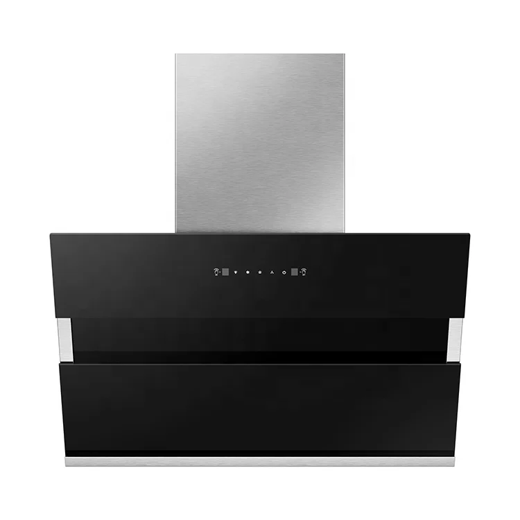 Кухонный дымовой экстрактор в китайском стиле автоматическое открывание окна Супер тихая вытяжка из закаленного стекла