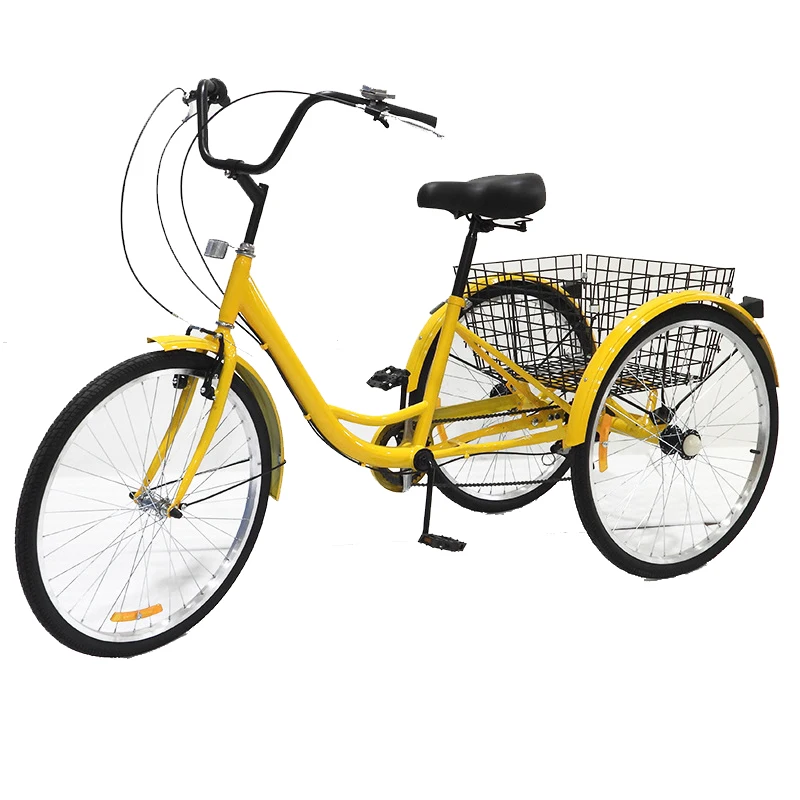 Factory wholesale cheap 24 26 inch 7 speed tricycle bicycle 3 wheel tricycle trike