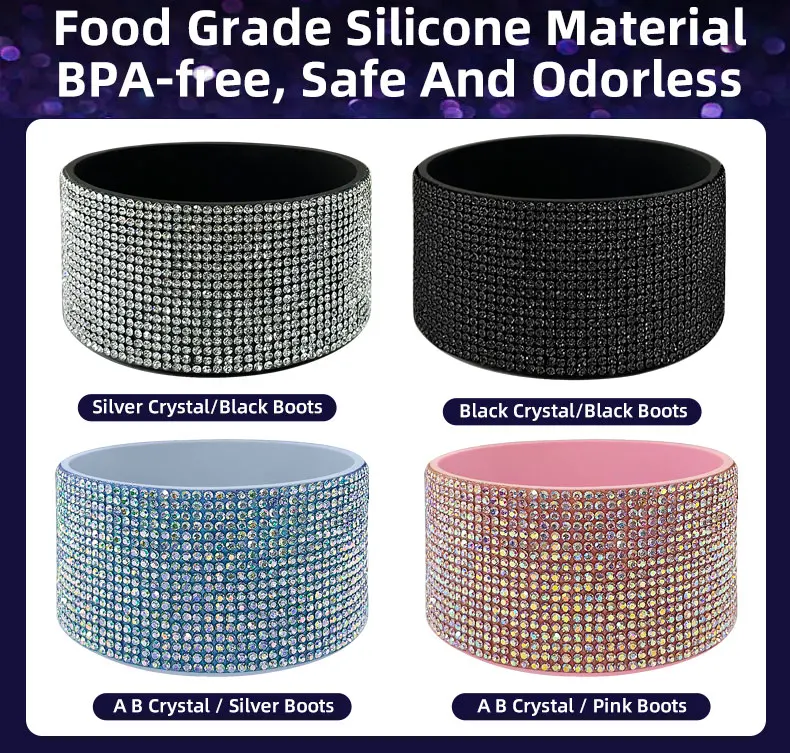 NEON TUMBLER Bumper Gradient Matte Luster Silicone Boot Compatible with Tumbler Boot 24-40 OZ Water Bottles