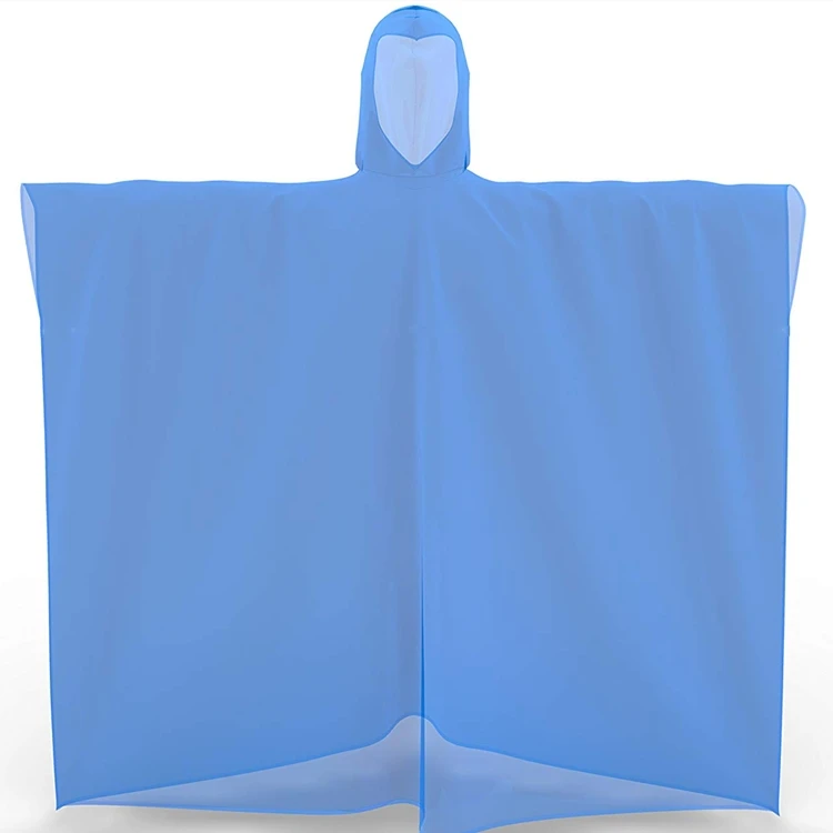 0.035mm thickness rain poncho easy take premium quality waterproof emergency using