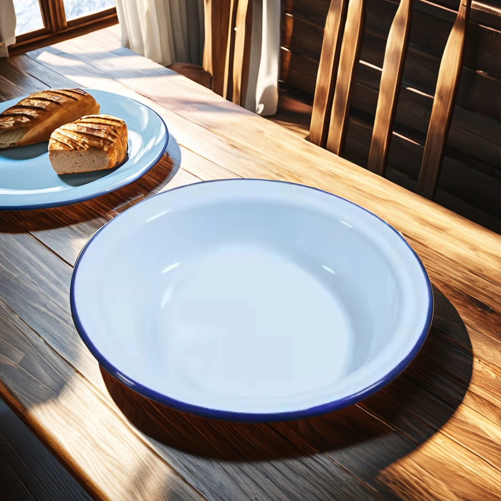 Металлическая эмалированная тарелка для пирога рисовая еды доступно по индивидуальному заказу