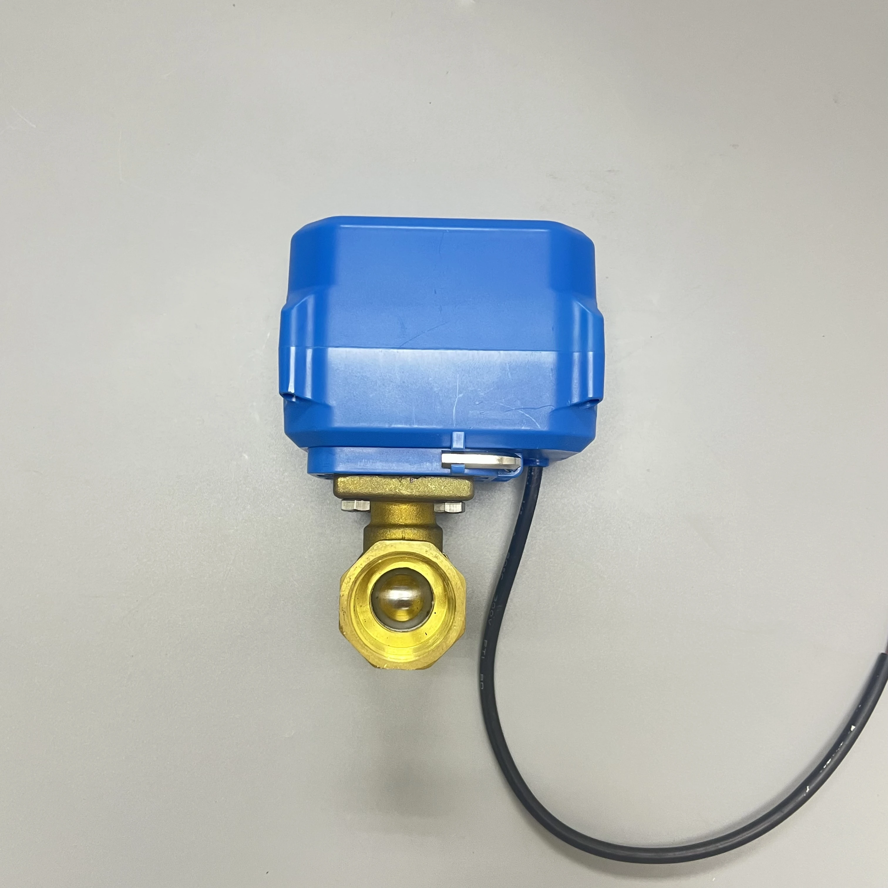 2-Way DN25 Mini Electric Control Valve 1' Brass Ball Water Valve for Smart Water Oil & Gas Customizable OEM
