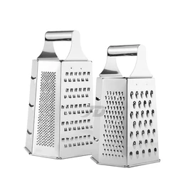Stainless Steel Six-sided Planer Vegetable Fruit Slicer Multi Function Kitchen Grater For Potato Cucumber