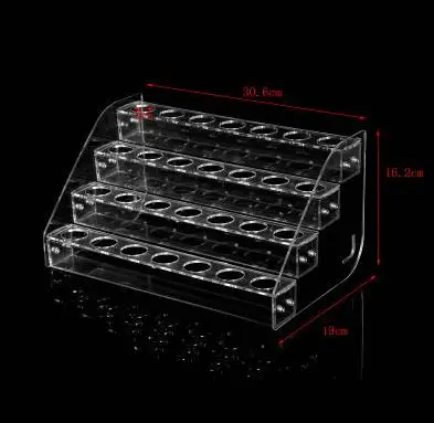 Disassemble multi layers acrylic lipstick nail polish perfume display rack holder stand