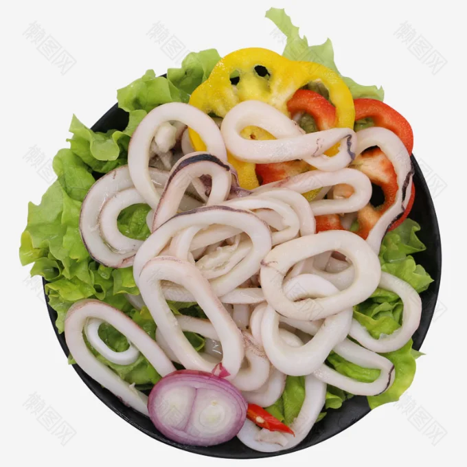 Wholesale Sea Food Supply Thailand Market Todarodes Squid Ring