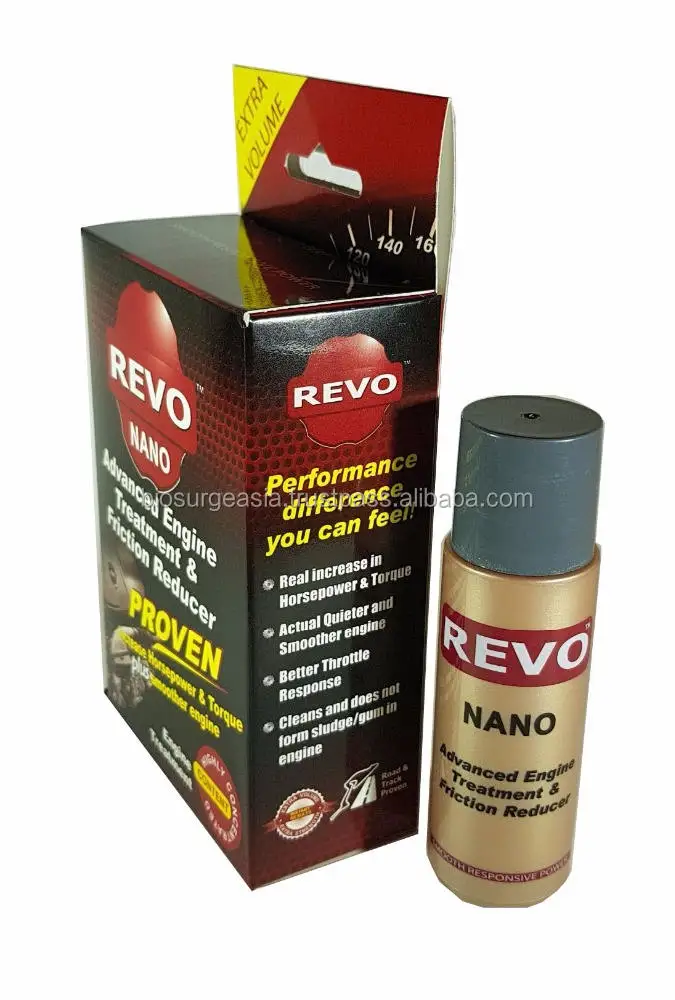 REVO Nano Advanced Engine Treatment & Friction Reducer Boosts Responsiveness & Drivability Enhance Engine Performance Protection