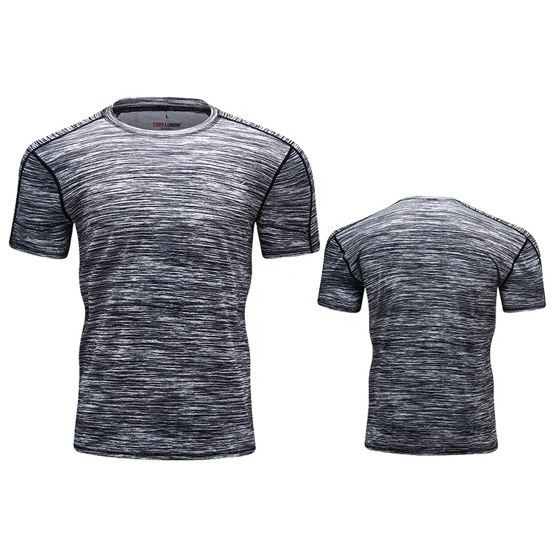 Hot sales high quality custom logo raglan polyester fitness athletic men t shirt