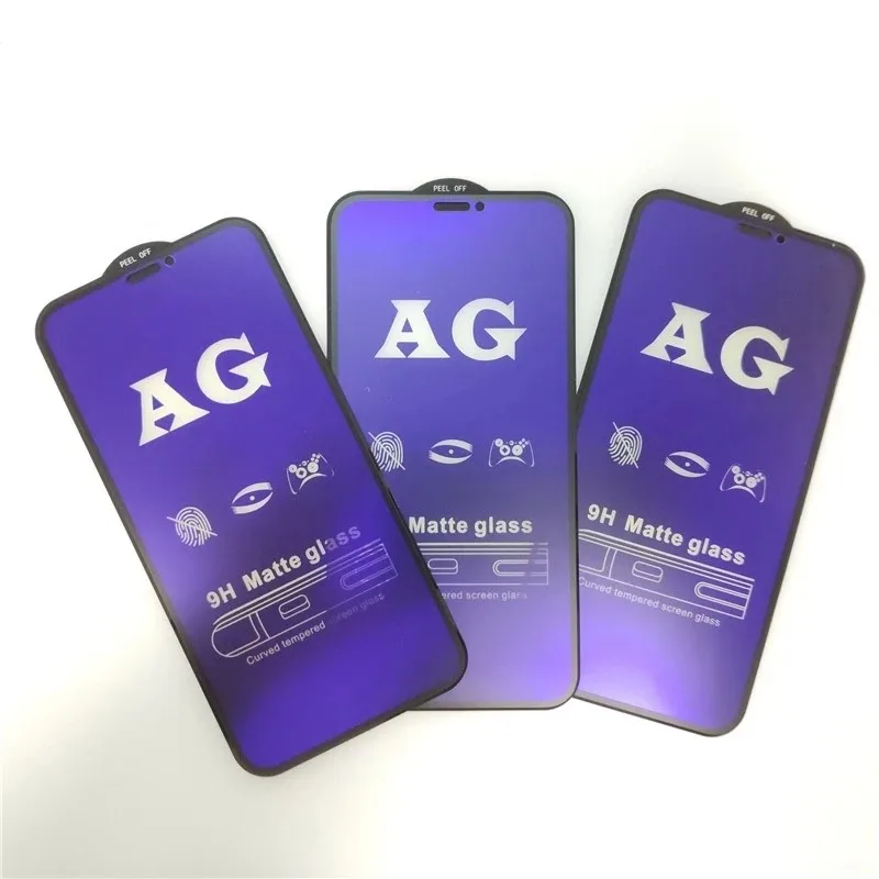  5D 9D AG матовое закаленное стекло с защитой от синего излучения для iphone apple 11 12 pro