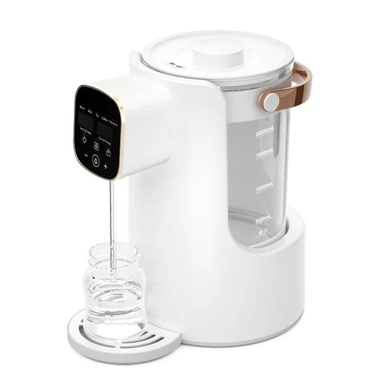 Manufacture customized white eu electric 220v touch control glass water thermometer baby formula dispenser machine