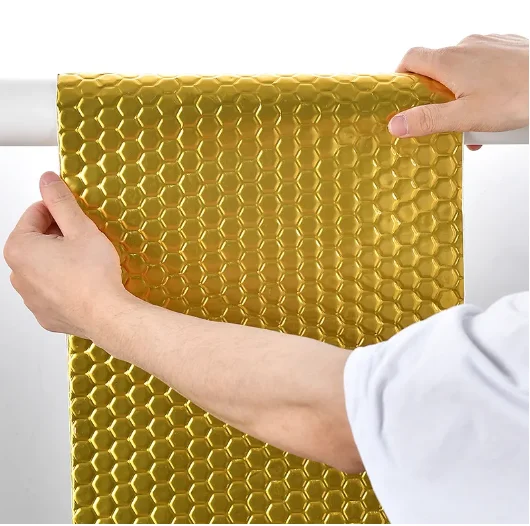 Self-adhesive Honeycomb Vibration Damping Sheet For The Soundproofing Of Car And Sewer Vibration Isolation