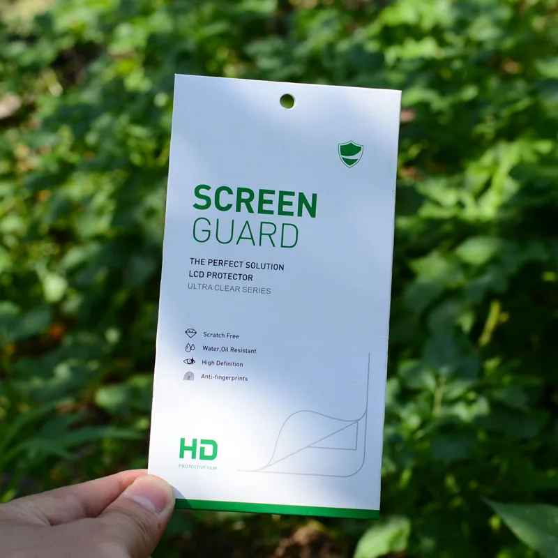 Cell Phone Tempered Glass Screen Protector Paper Packaging Box For Screen Protector