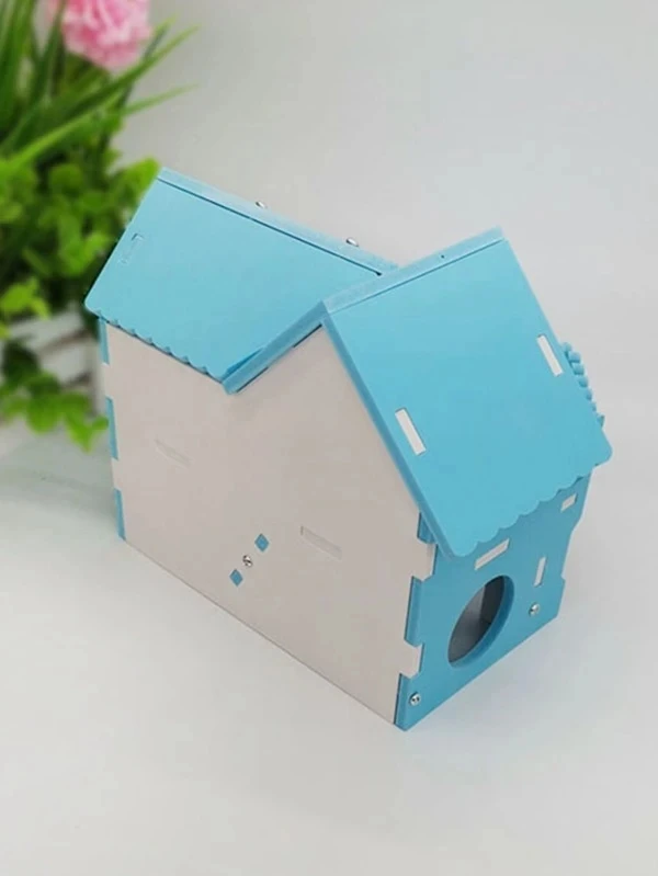 Hamster luxury two-storey villa Golden silk bear pet house Hamster bedroom large ecological board wooden hamster nest