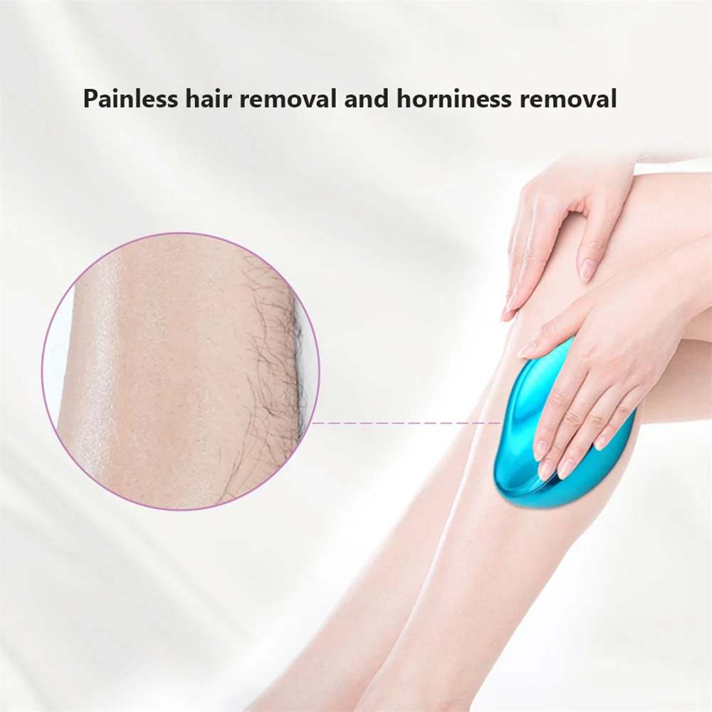 Physical Hair Removal Crystal Hair Remover Eraser Safety Epilator Reusable Easy Clean Body Beauty Glass Bleame Hair Removal Tool