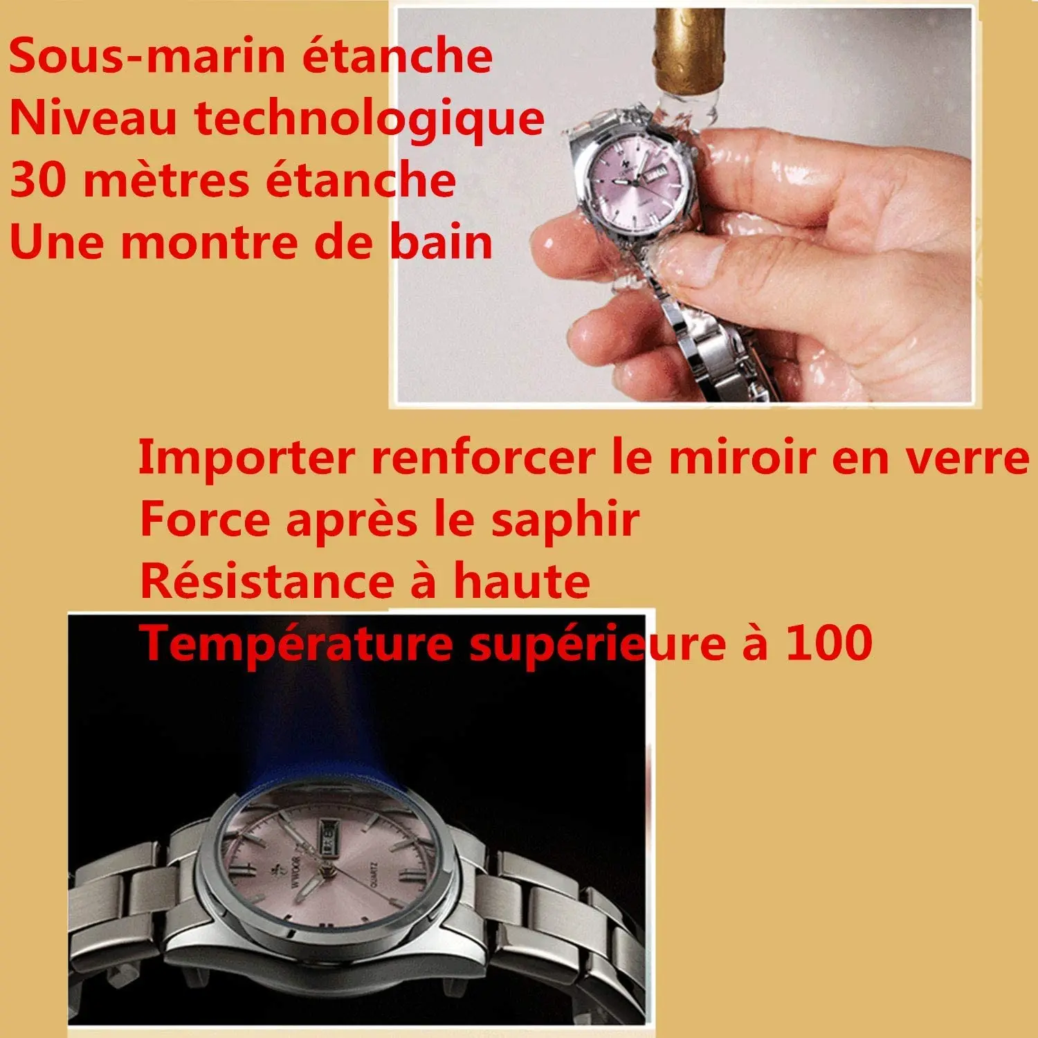 Montre Femme,Women Watches,Fashion Ladies Watches Waterproof Quartz Silver Clock Women Automatic Date Dress Wrist Watch Reloj Mu