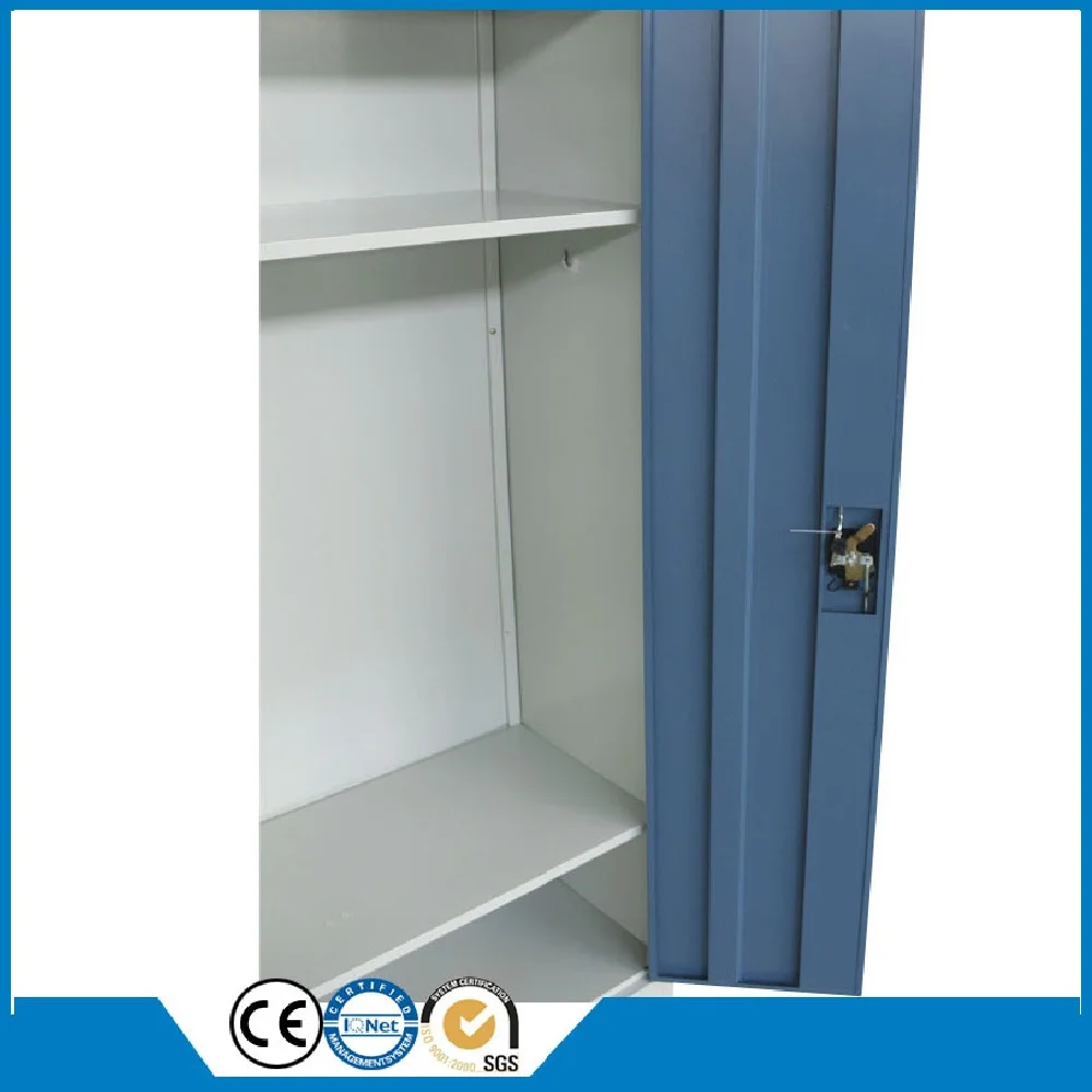 Style Home Furniture Wardrobe 3 Doors Muilt-founction Bedroom Metal Steel Indian Wardrobe Cabinet Modern Customized Color 30