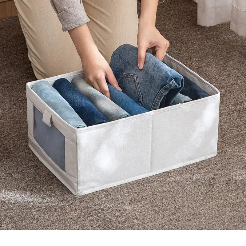 Hot Selling Clothes Organizer Wardrobe Closet Organizer Folding Underwear Toy Sundries Storage Box