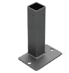 Premium Zinc-Plated Fence Gate Hinge With Two Tubular Frame Clamp American style Iron Gate Hinges hardware