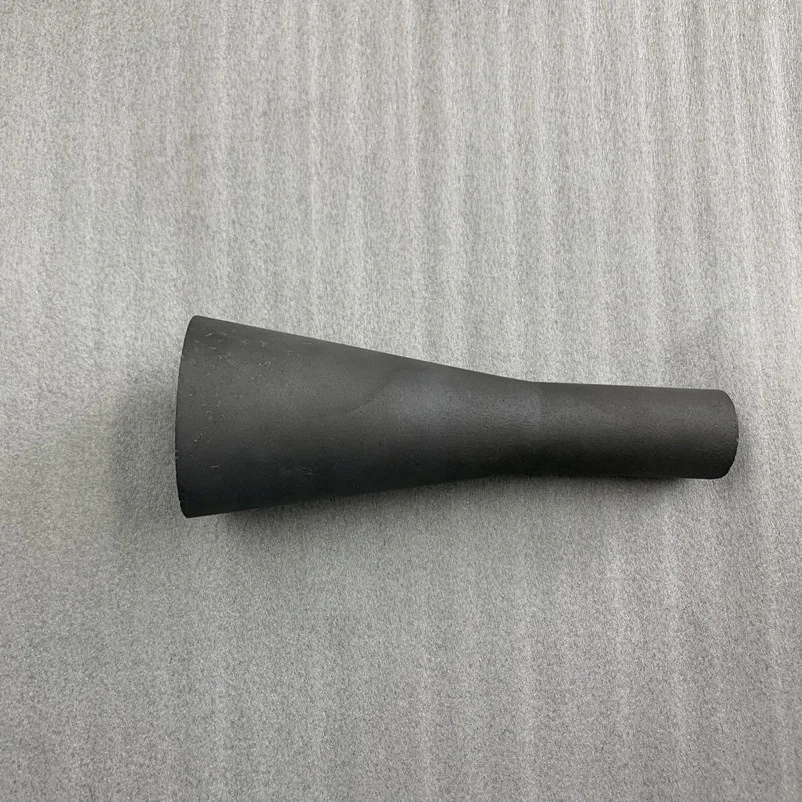 Good wear resistance sic silicon carbide ceramic conical nozzle for metallurgy
