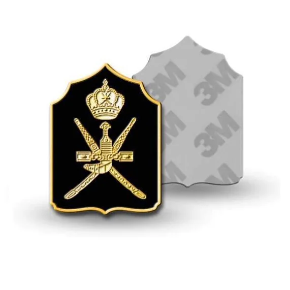 Free Mold charge Oman Arab Passport Badge with 3M sticker
