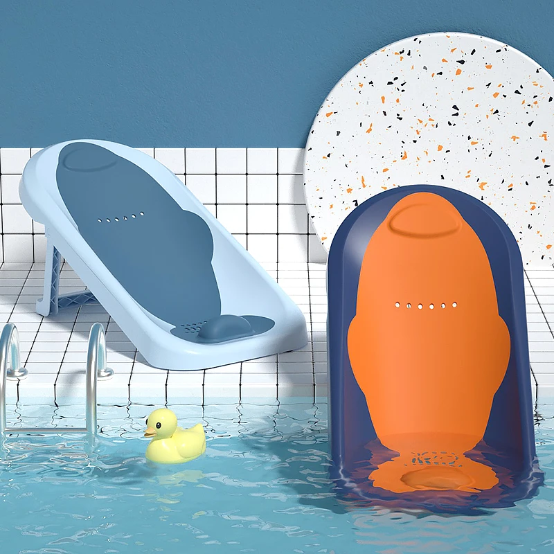 2022 new wholesale baby shower seat rack plastic bath chair newborn bath rack