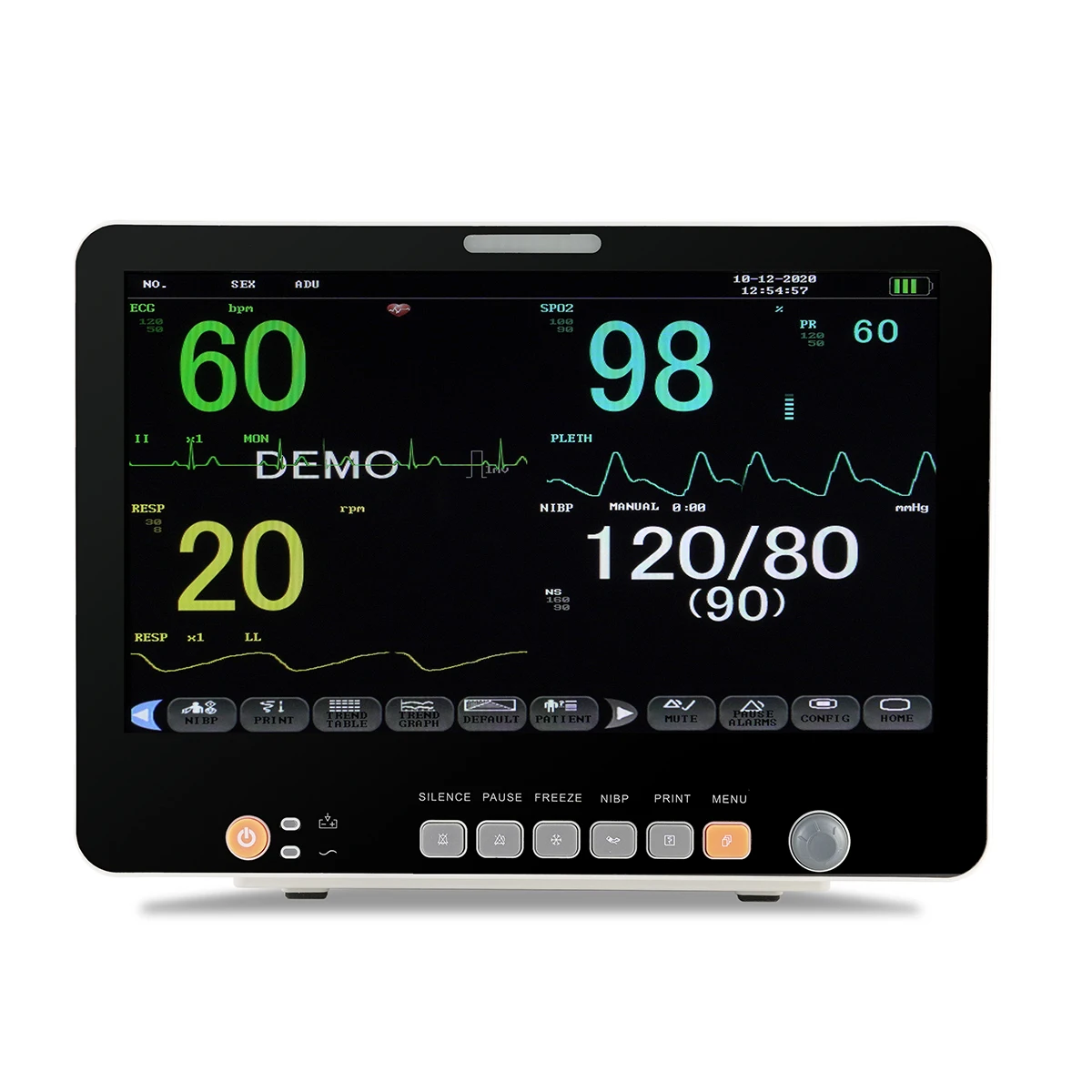 15 дюймов TFT дисплей монитор пациента icu портативный многопараметрический ветеринарный для больничной клиники